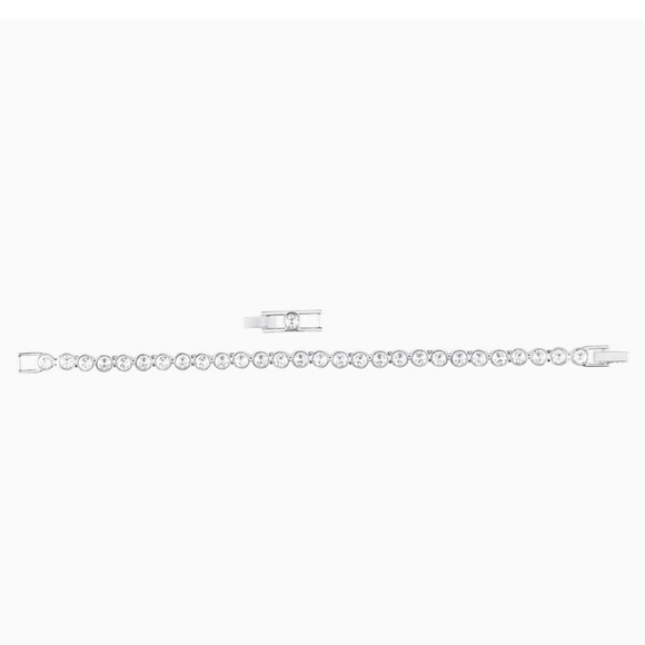 Swarovski TENNIS BRACELET, single citron crystal - Picture 3 of 6